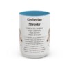 15oz Gerberian Shepsky Mug, Light Blue, front view