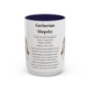 15oz Gerberian Shepsky Mug, Navy, front view
