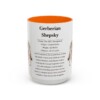 15oz Gerberian Shepsky Mug, Orange, front view