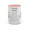 15oz Gerberian Shepsky Mug, Pink, front view