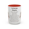 15oz Gerberian Shepsky Mug, Red, front view