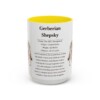 15oz Gerberian Shepsky Mug, Yellow, front view