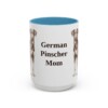 15oz-german-pinscher-mug-mom-light-blue 15oz German Pinscher Dog Mom Mug, Light Blue, front view