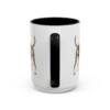 15oz German Pinscher Mug, Black, back view