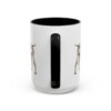 15oz German Shorthaired Pointer Mug, Black, back view