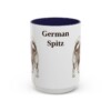 15oz German Spitz Mug, Navy, front view