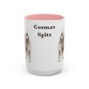 15oz German Spitz Mug, Pink, front view