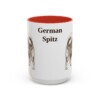 15oz German Spitz Mug, Red, front view