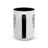 15oz German Spitz Mug, Black, back view