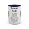 15oz German Spitz Mug, Navy, front view
