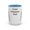 15oz-giant-schnauzer-mug-dad-light-blue 15oz Giant Schnauzer Dog Dad Mug, Light Blue, front view
