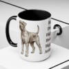 15oz Funny Giant Schnauzer Mug, Black, lifestyle photo
