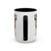 15oz Giant Schnauzer Latin Mug, Black, back view