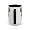 15oz Giant Schnauzer Dog Mom Mug, Black, back view