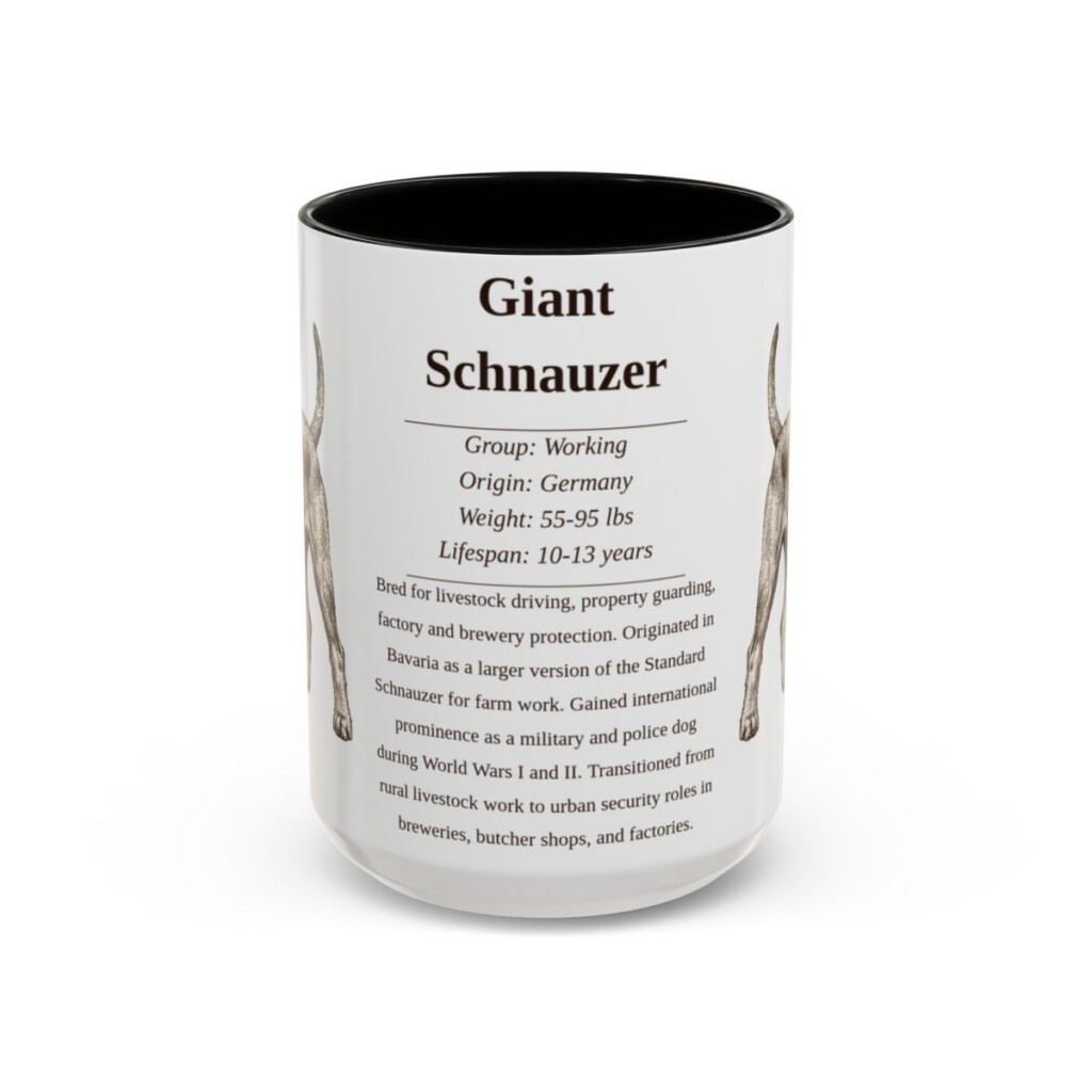 15oz-giant-schnauzer-mug-writeup-black-front 15oz Giant Schnauzer Mug, Black, front view