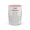 15oz-giant-schnauzer-mug-writeup-pink 15oz Giant Schnauzer Mug, Pink, front view