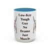 15oz Funny Glen of Imaal Terrier Mug, Light Blue, front view