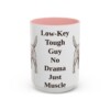 15oz Funny Glen of Imaal Terrier Mug, Pink, front view