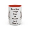 15oz Funny Glen of Imaal Terrier Mug, Red, front view