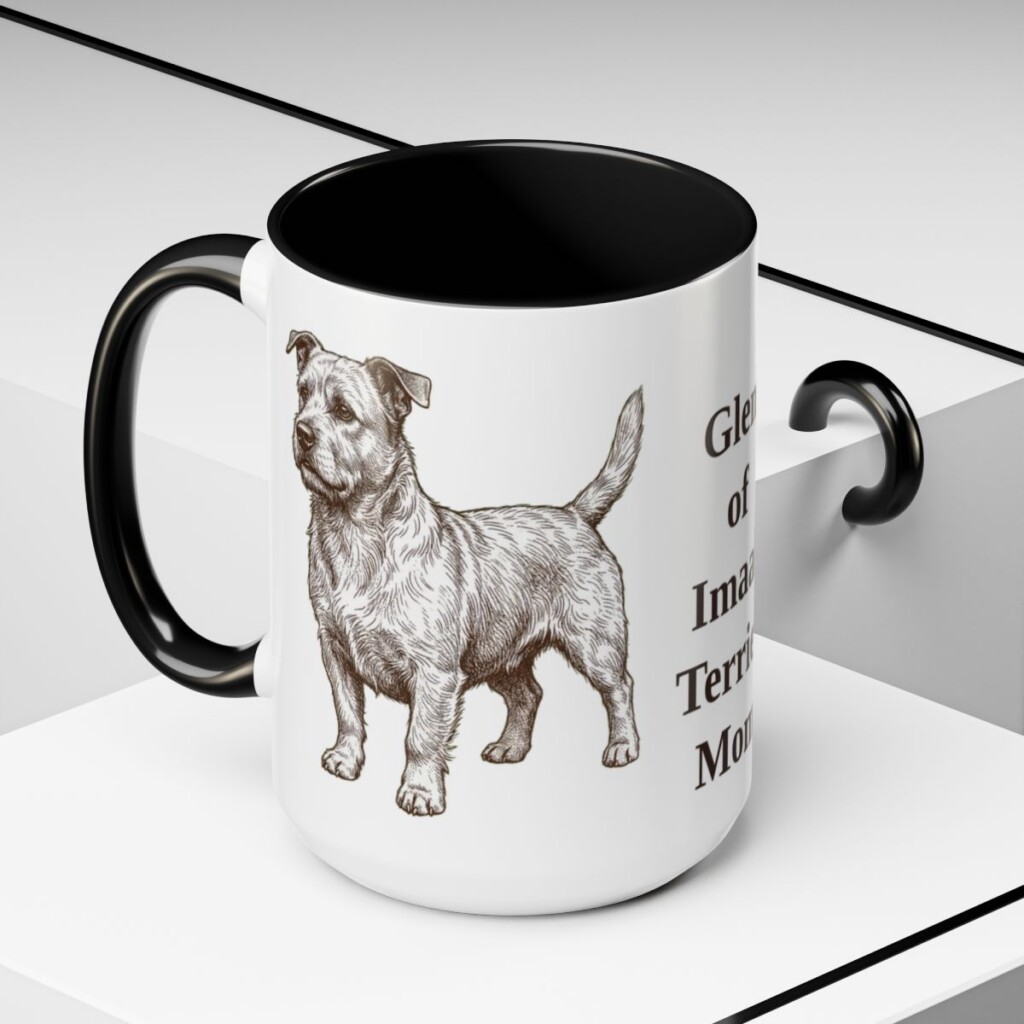15oz glen of imaal terrier mug, Black