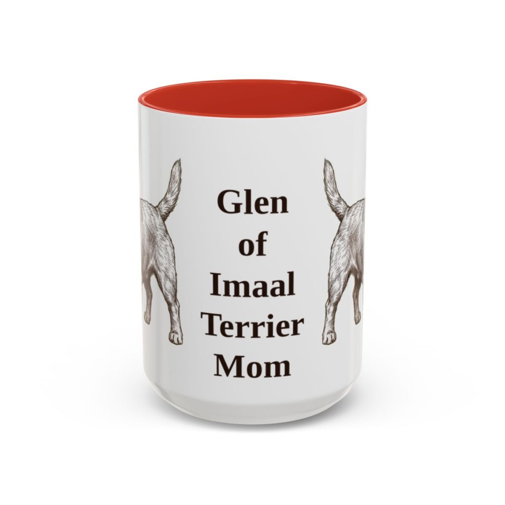 15oz glen of imaal terrier mug, Red