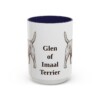 15oz Glen of Imaal Terrier Mug, Navy, front view