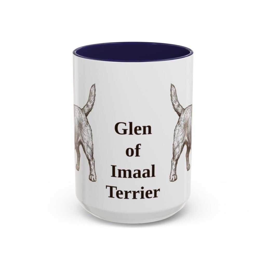 15oz Glen of Imaal Terrier Mug, Navy, front view