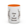 15oz Glen of Imaal Terrier Mug, Orange, front view