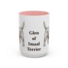 15oz Glen of Imaal Terrier Mug, Pink, front view