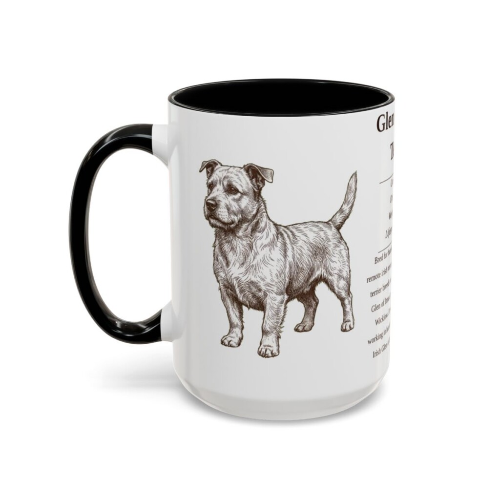15oz glen of imaal terrier mug, Black