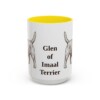 15oz Glen of Imaal Terrier Mug, Yellow, front view