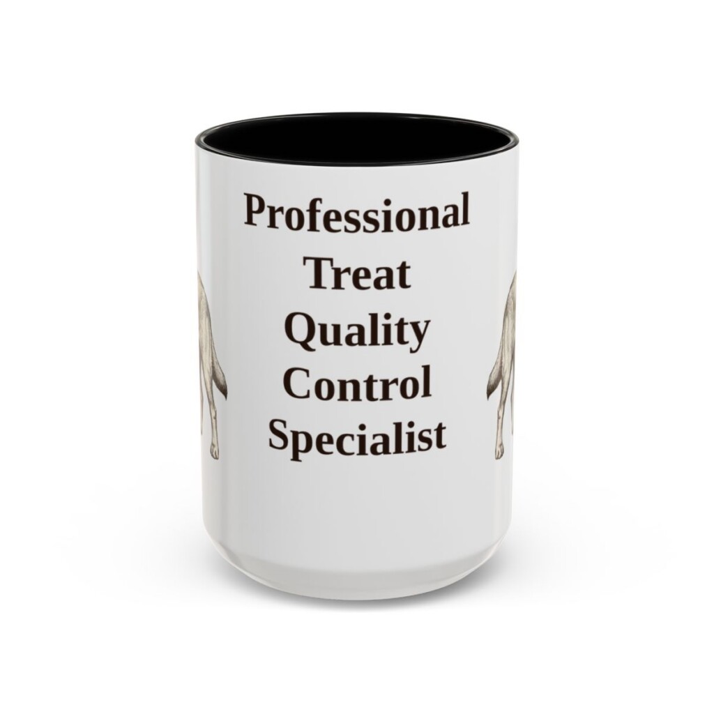 15oz-goldador-mug-humor-black-front 15oz Funny Goldador Mug, Black, front view