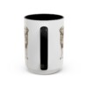 15oz Goldador Mug, Black, back view