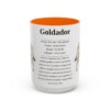 15oz Goldador Mug, Orange, front view
