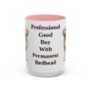15oz Funny Goldendoodle Mug, Pink, front view