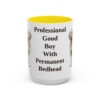 15oz Funny Goldendoodle Mug, Yellow, front view