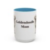 15oz-goldendoodle-mug-mom-light-blue 15oz Goldendoodle Dog Mom Mug, Light Blue, front view