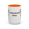 15oz-goldendoodle-mug-mom-orange 15oz Goldendoodle Dog Mom Mug, Orange, front view