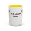 15oz-goldendoodle-mug-mom-yellow 15oz Goldendoodle Dog Mom Mug, Yellow, front view