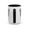 15oz Gordon Setter Mug, Black, back view
