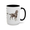 15oz-gordon-setter-mug-humor-black-right 15oz Funny Gordon Setter Mug, Black, right side view