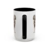 15oz Gordon Setter Latin Mug, Black, back view
