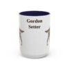 15oz Gordon Setter Mug, Navy, front view