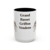 15oz-grand-basset-griffon-vendeen-mug-black-front 15oz Grand Basset Griffon Vendeen Mug, Black, front view