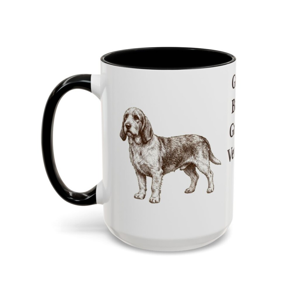 15oz-grand-basset-griffon-vendeen-mug-black-left 15oz Grand Basset Griffon Vendeen Mug, Black, left side view