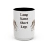 15oz-grand-basset-griffon-vendeen-mug-humor-black-front 15oz Funny Grand Basset Griffon Vendeen Mug, Black, front view