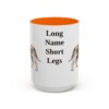 15oz-grand-basset-griffon-vendeen-mug-humor-orange 15oz Funny Grand Basset Griffon Vendeen Mug, Orange, front view