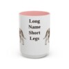 15oz-grand-basset-griffon-vendeen-mug-humor-pink 15oz Funny Grand Basset Griffon Vendeen Mug, Pink, front view