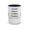 15oz-grand-basset-griffon-vendeen-mug-latin-navy 15oz Grand Basset Griffon Vendeen Latin Mug, Navy, front view