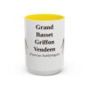 15oz-grand-basset-griffon-vendeen-mug-latin-yellow 15oz Grand Basset Griffon Vendeen Latin Mug, Yellow, front view